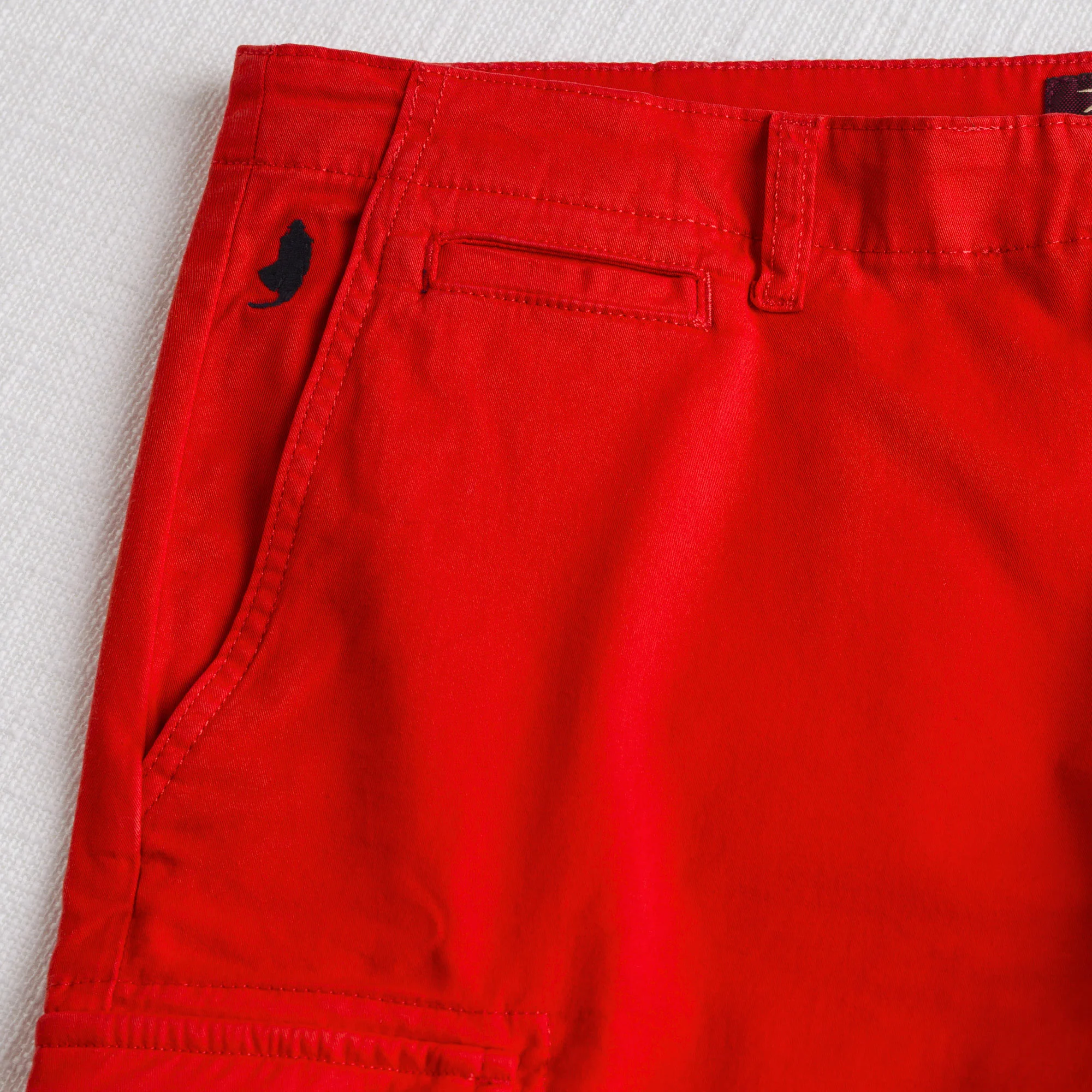 Bermuda cargo in gabardina stretch - Spice Orange - Image 3