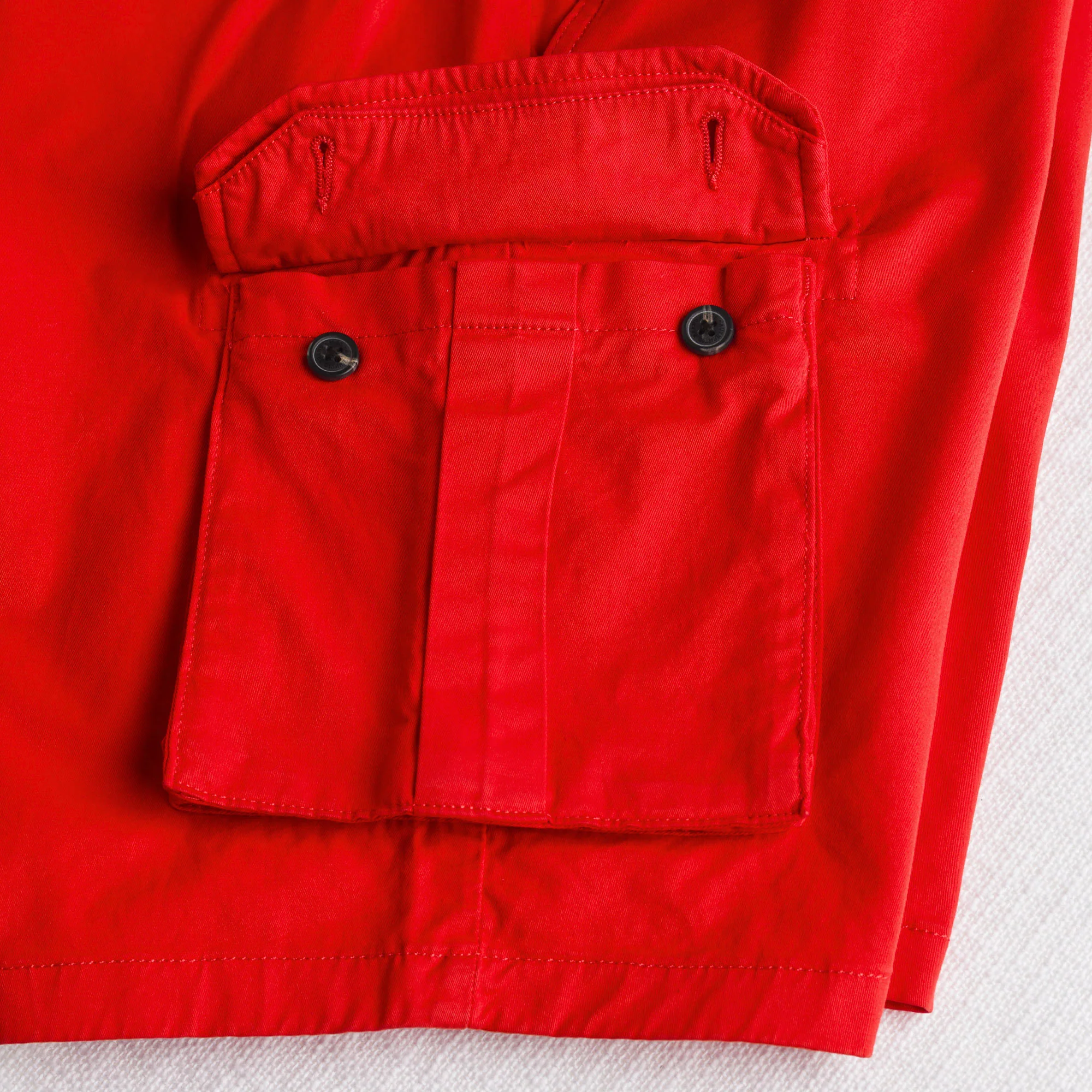 Bermuda cargo in gabardina stretch - Spice Orange - Image 5