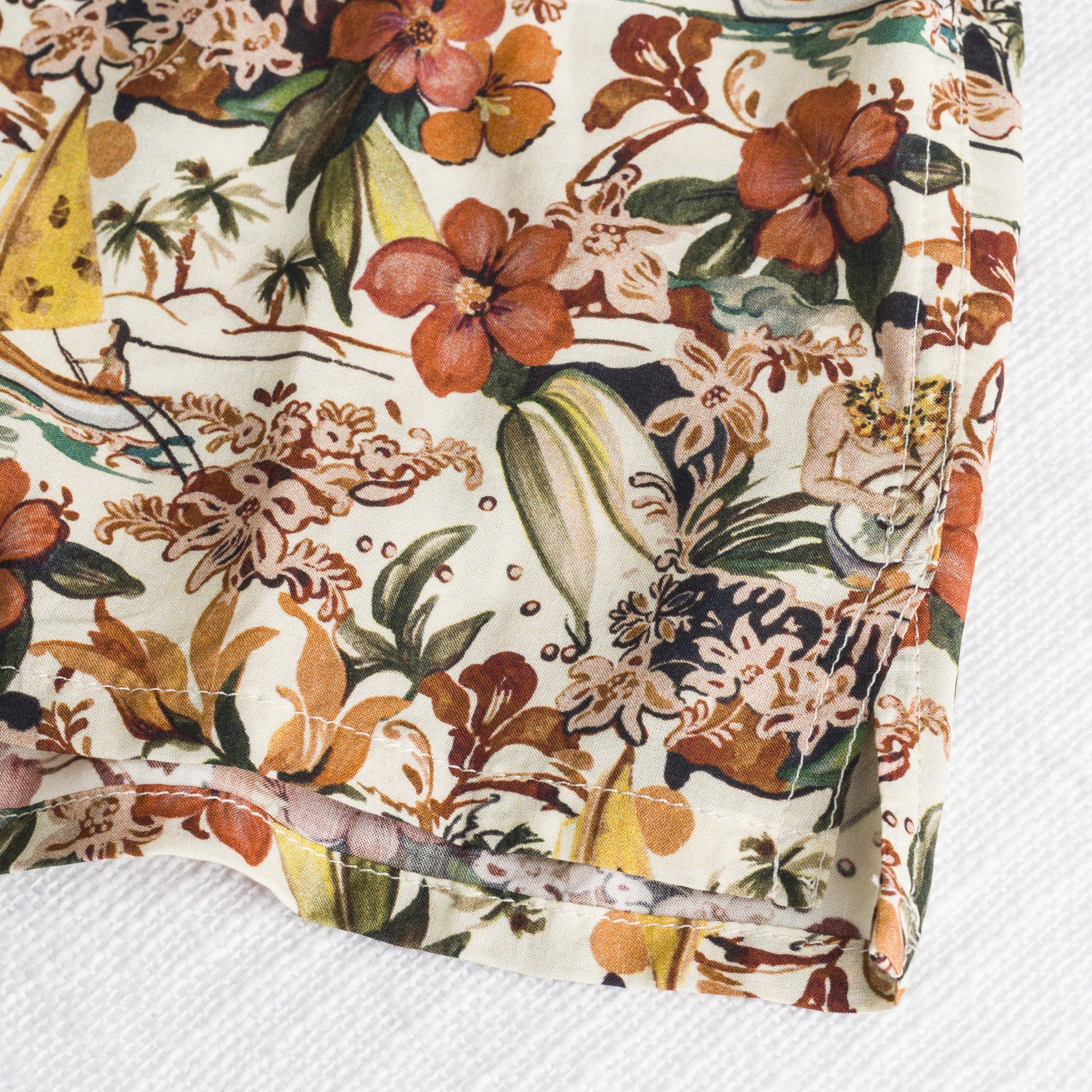 Camicia da bowling con stampa all-over - Cinnamon Floral Print - Image 5