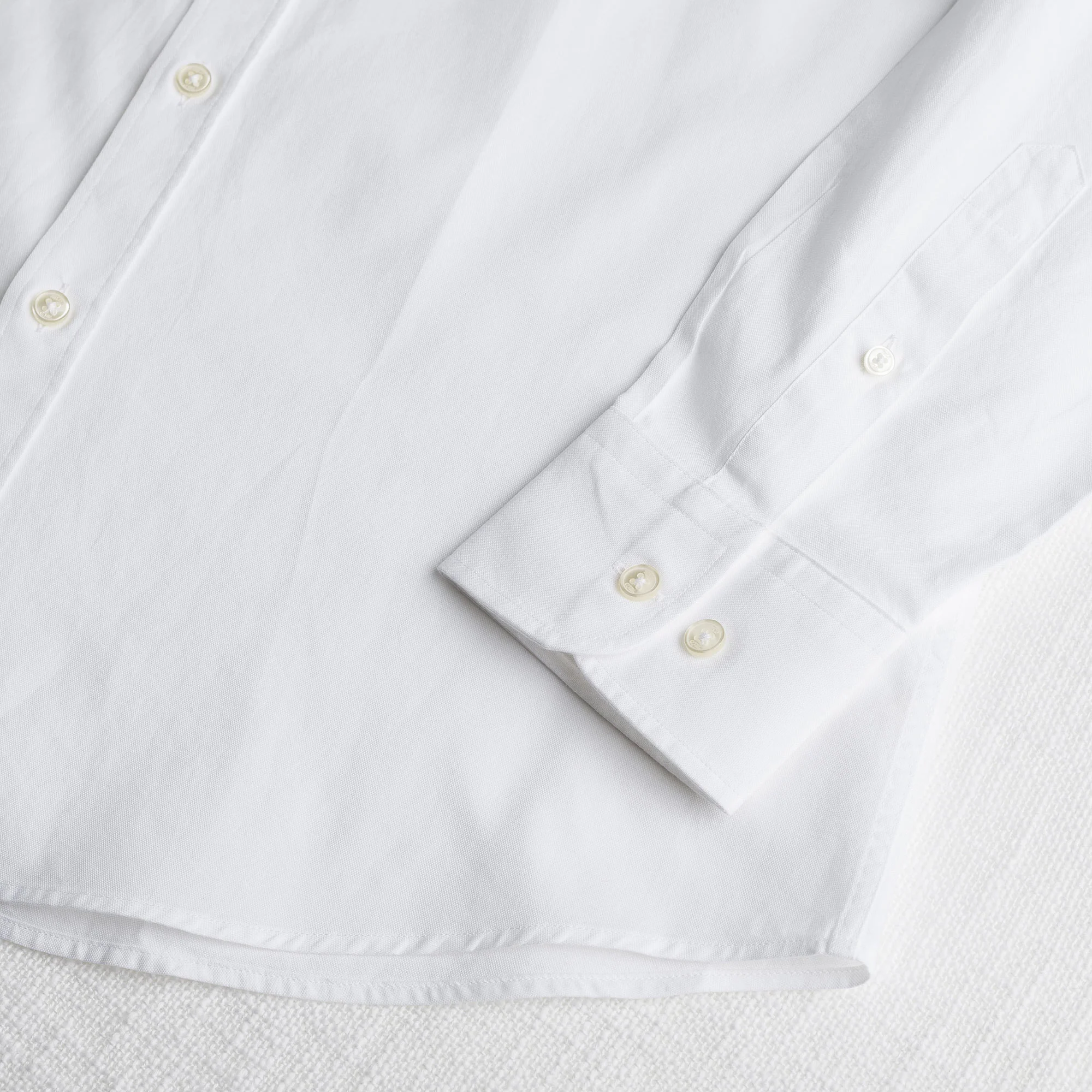 Camicia 100% cotone Oxford - White - Image 4