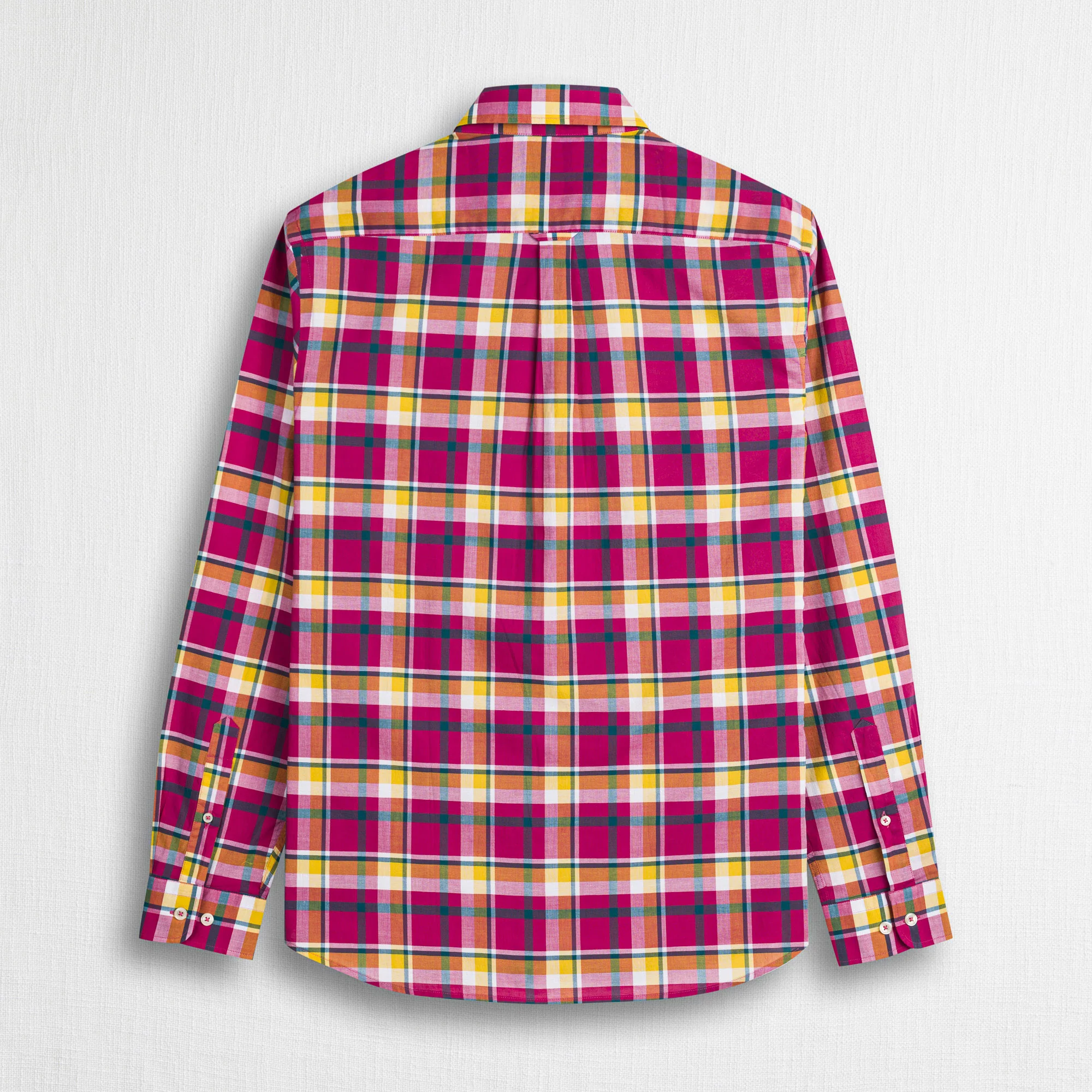 Camicia 100% cotone a quadri - Purple Check - Image 2