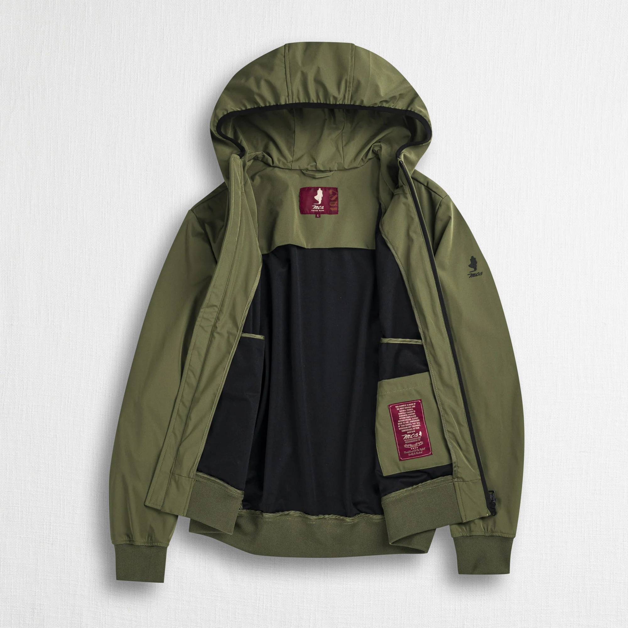 Giacca Softshell con cappuccio - Dark Olive - Image 3