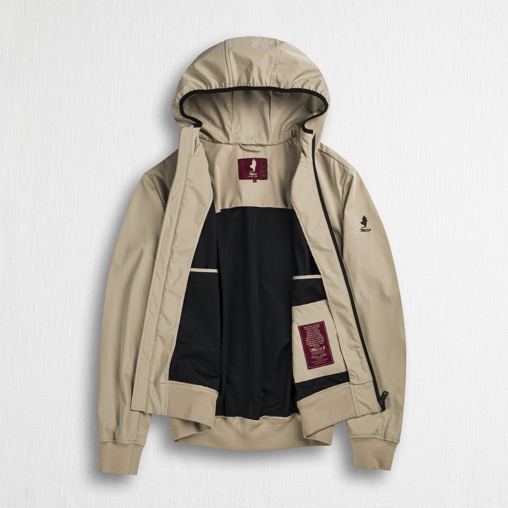 Giacca Softshell con cappuccio - Khaky - Image 3