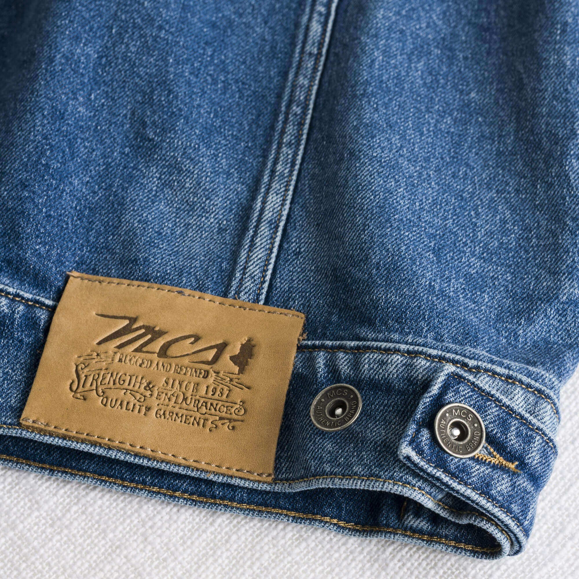 Giacca Trucker in denim - Mid Blue - Image 5