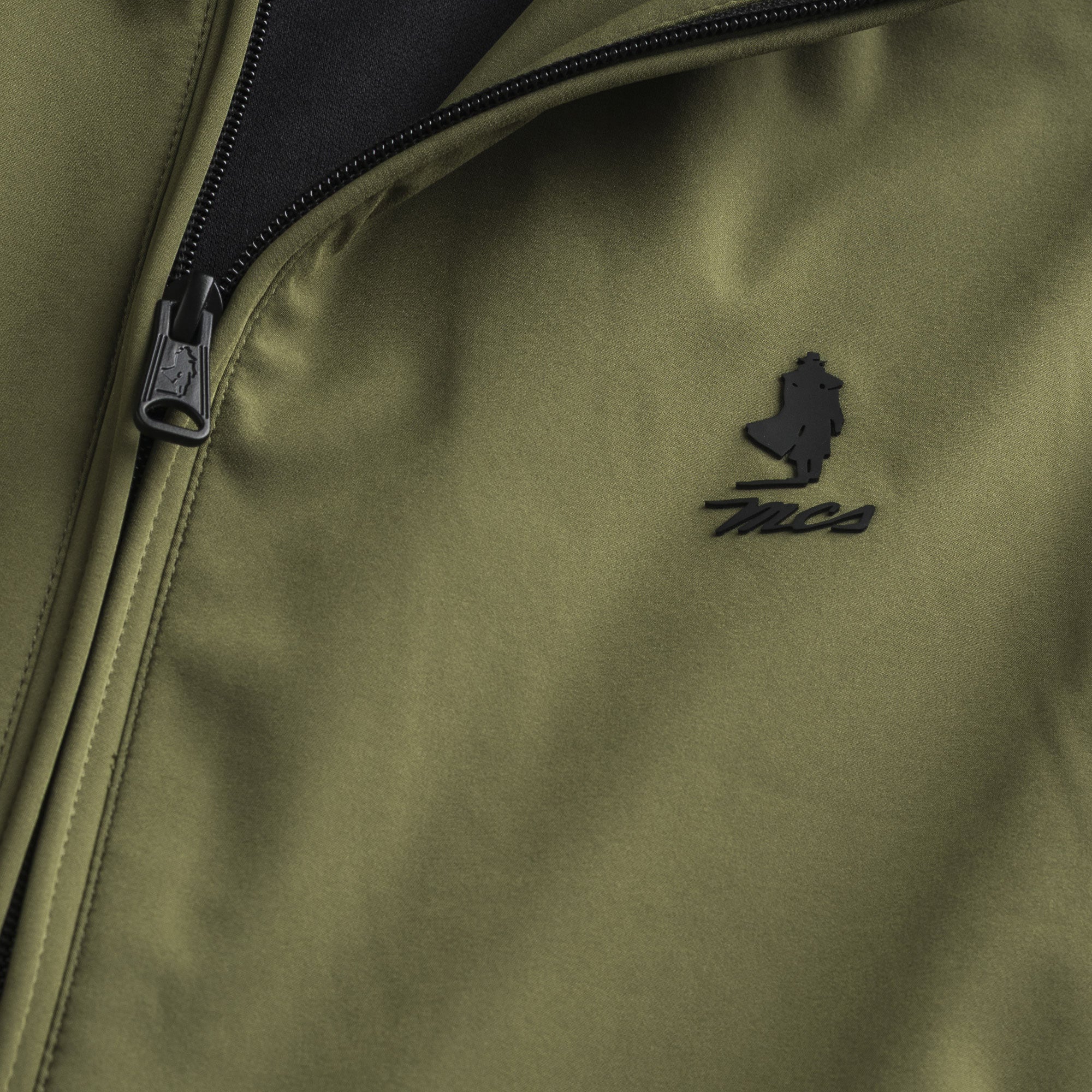 Gilet smanicato in softshell - Dark Olive - Image 4