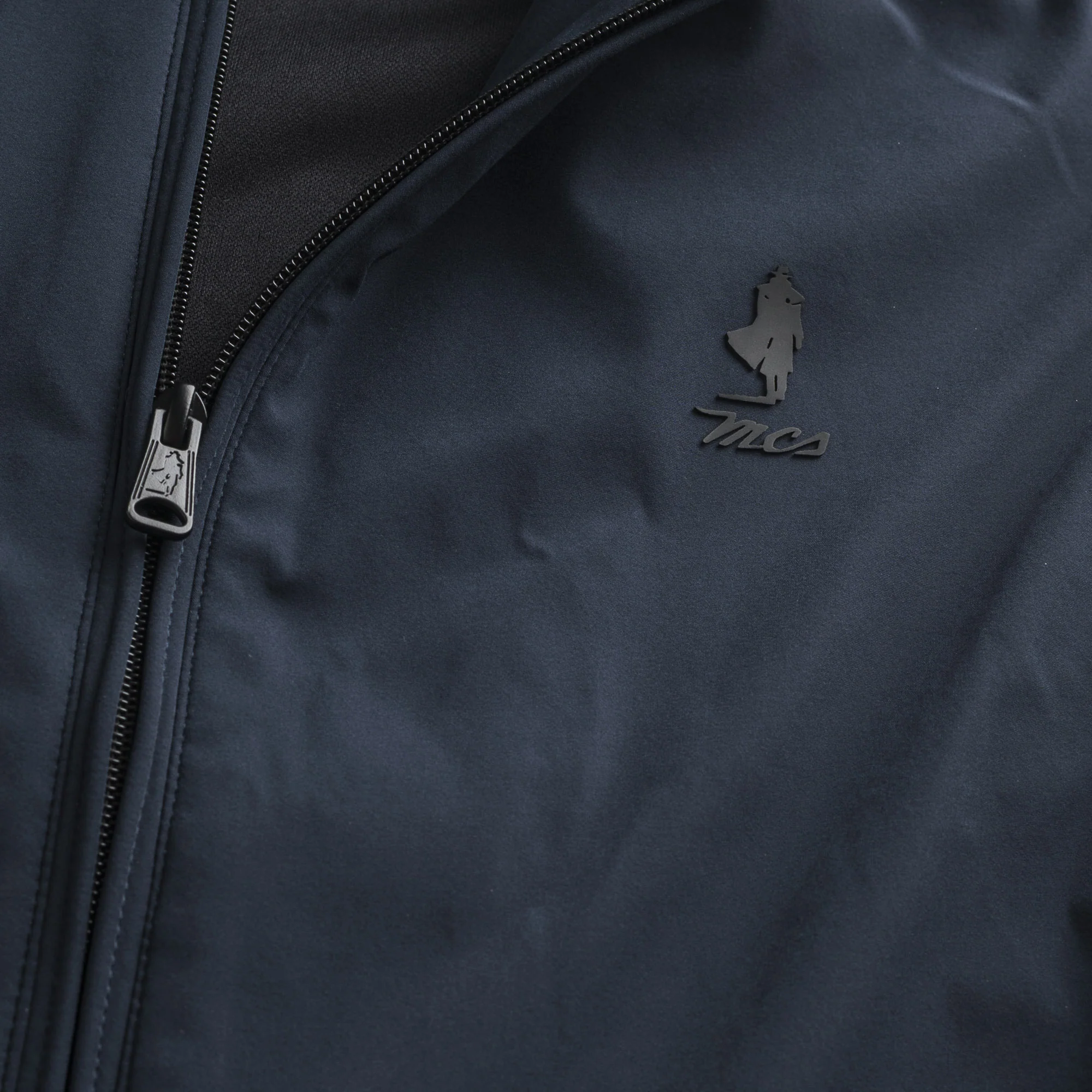 Gilet smanicato in softshell - Navy Blue - Image 4