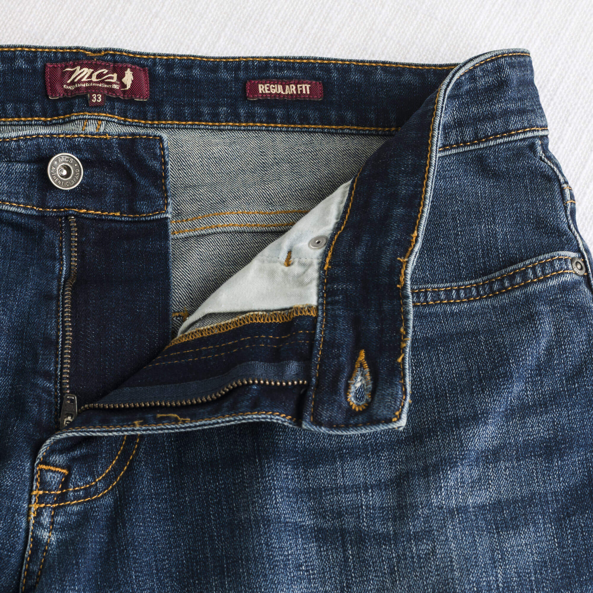 Jeans Stone Wash Regular - Indigo blue - Image 4