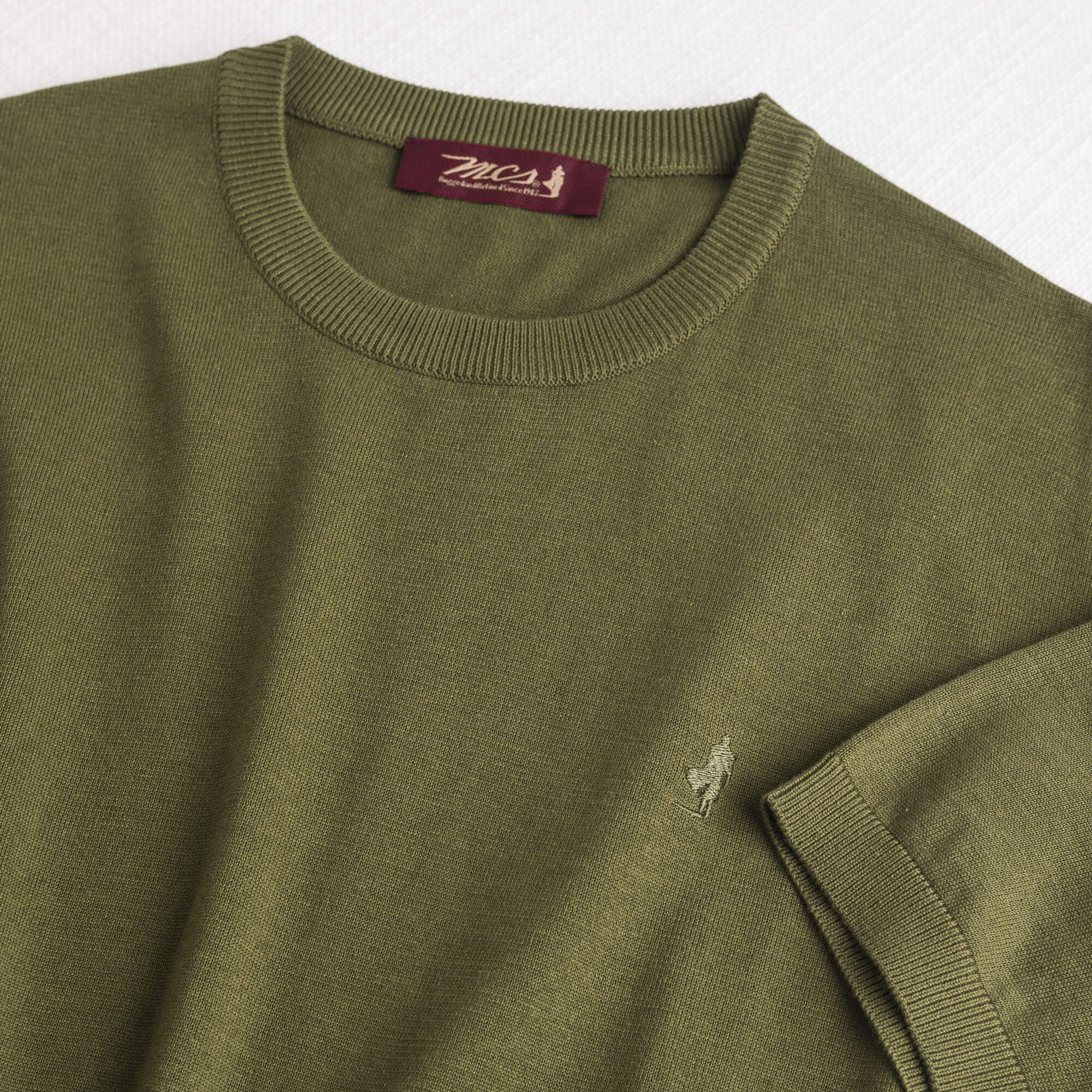 Maglia 100% cotone manica corta - Dark Olive - Image 3