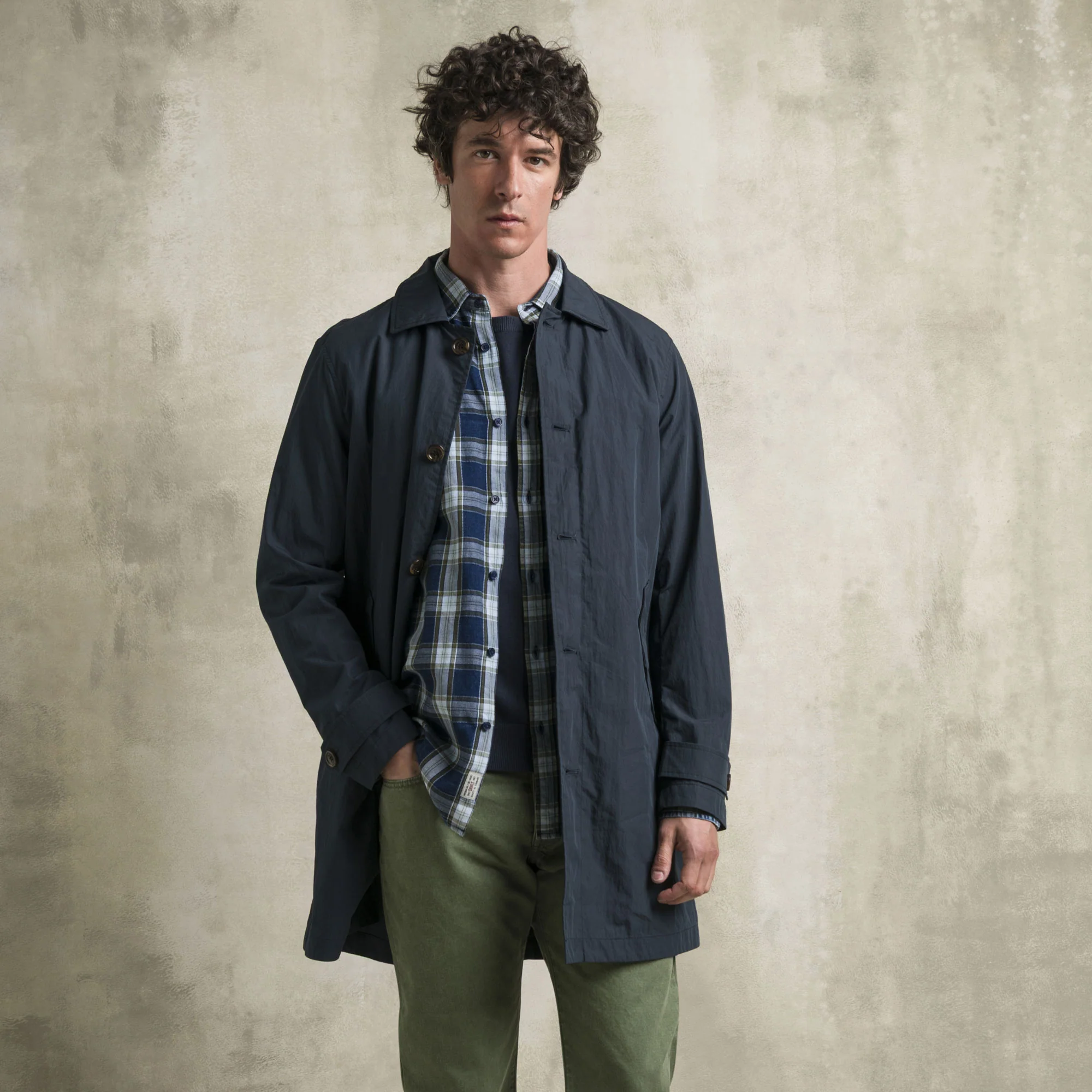 Camicia 100% cotone a quadri indigo - Indigo Check - Image 5