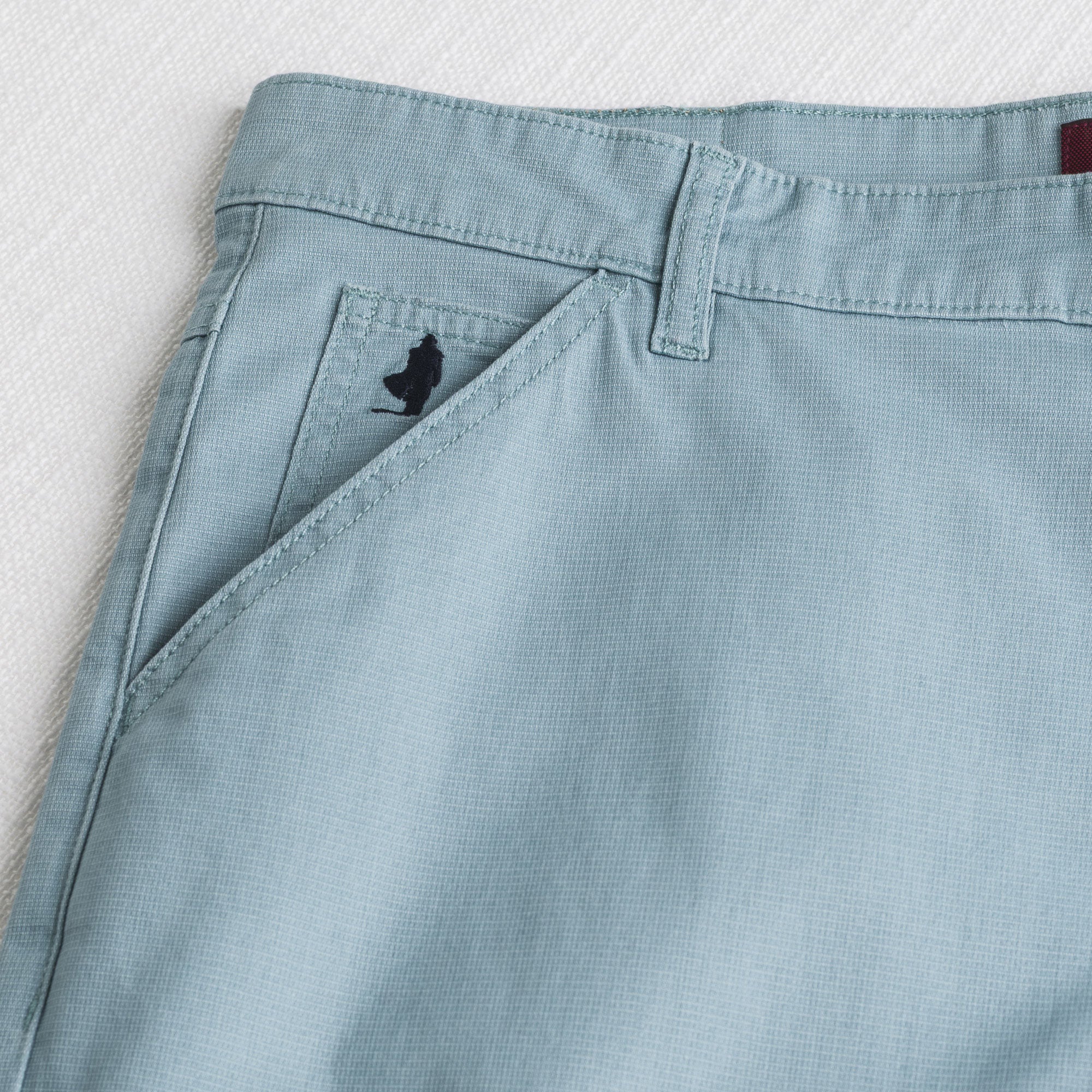 Pantalone Utility in cotone elasticizzato - Grey Blue - Image 3