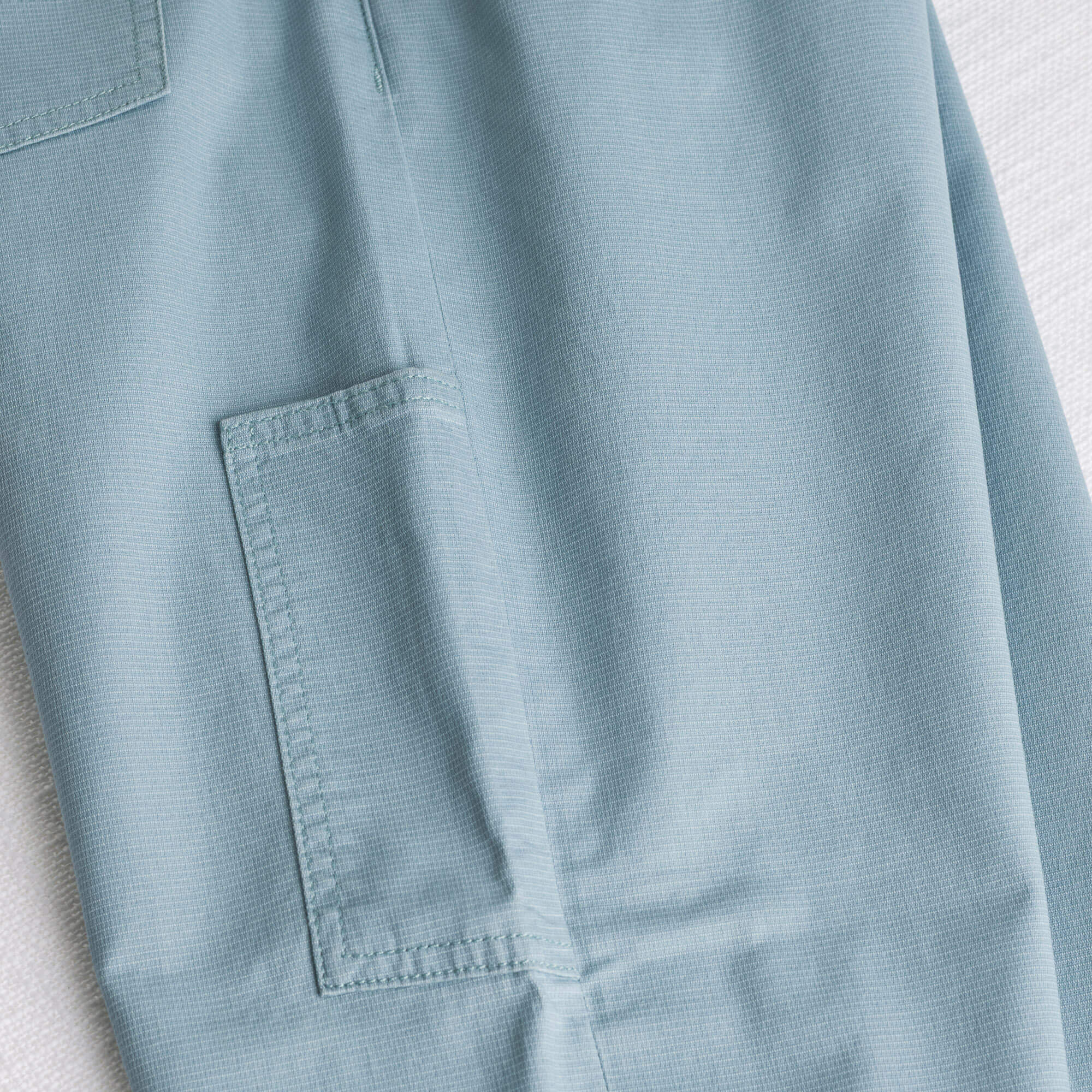 Pantalone Utility in cotone elasticizzato - Grey Blue - Image 6