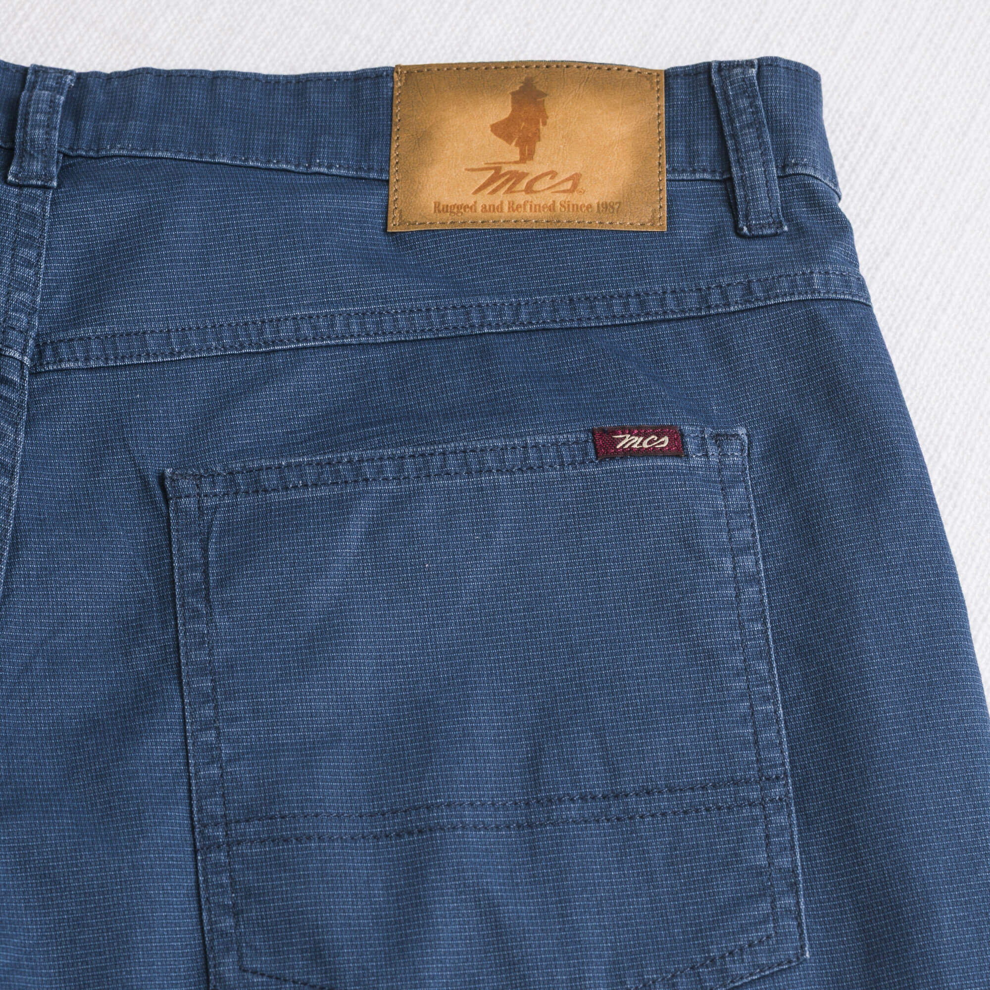 Pantalone Utility in cotone elasticizzato - Navy Blue - Image 5
