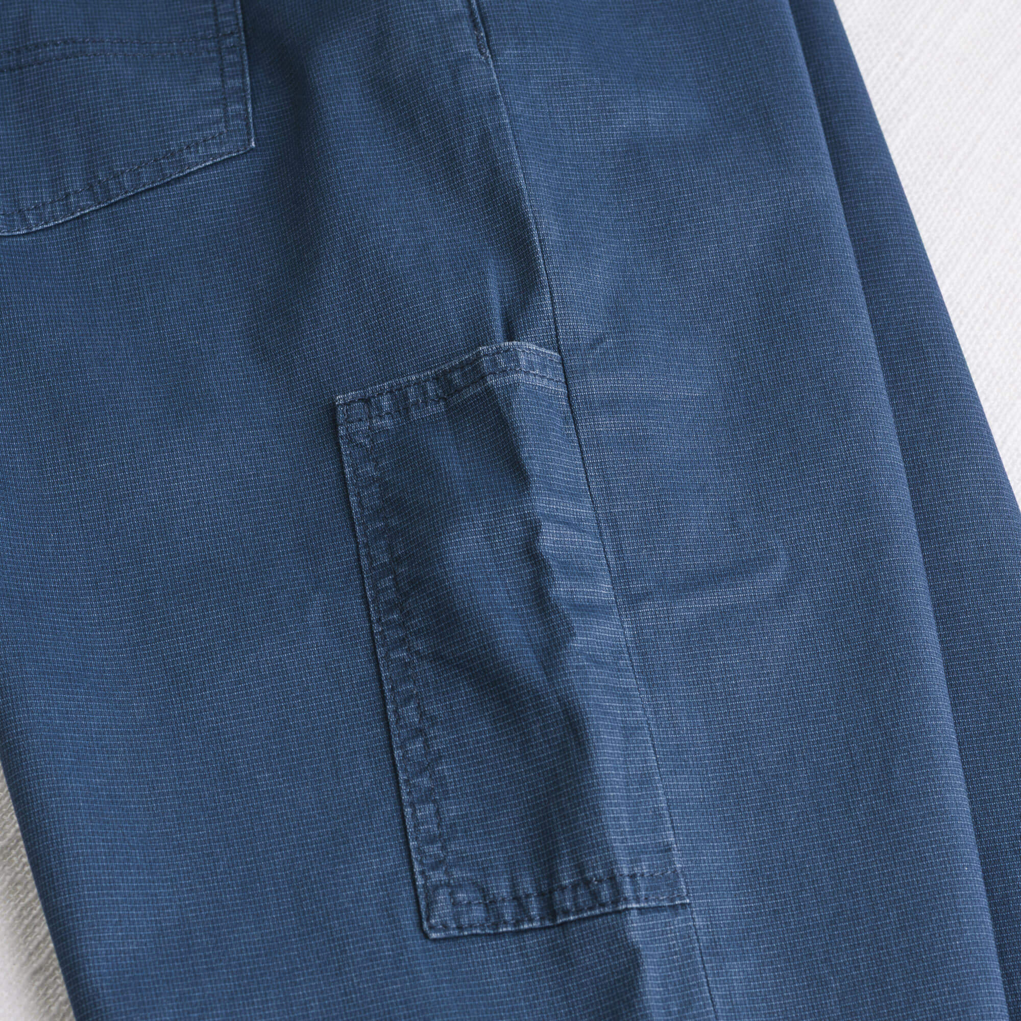 Pantalone Utility in cotone elasticizzato - Navy Blue - Image 6