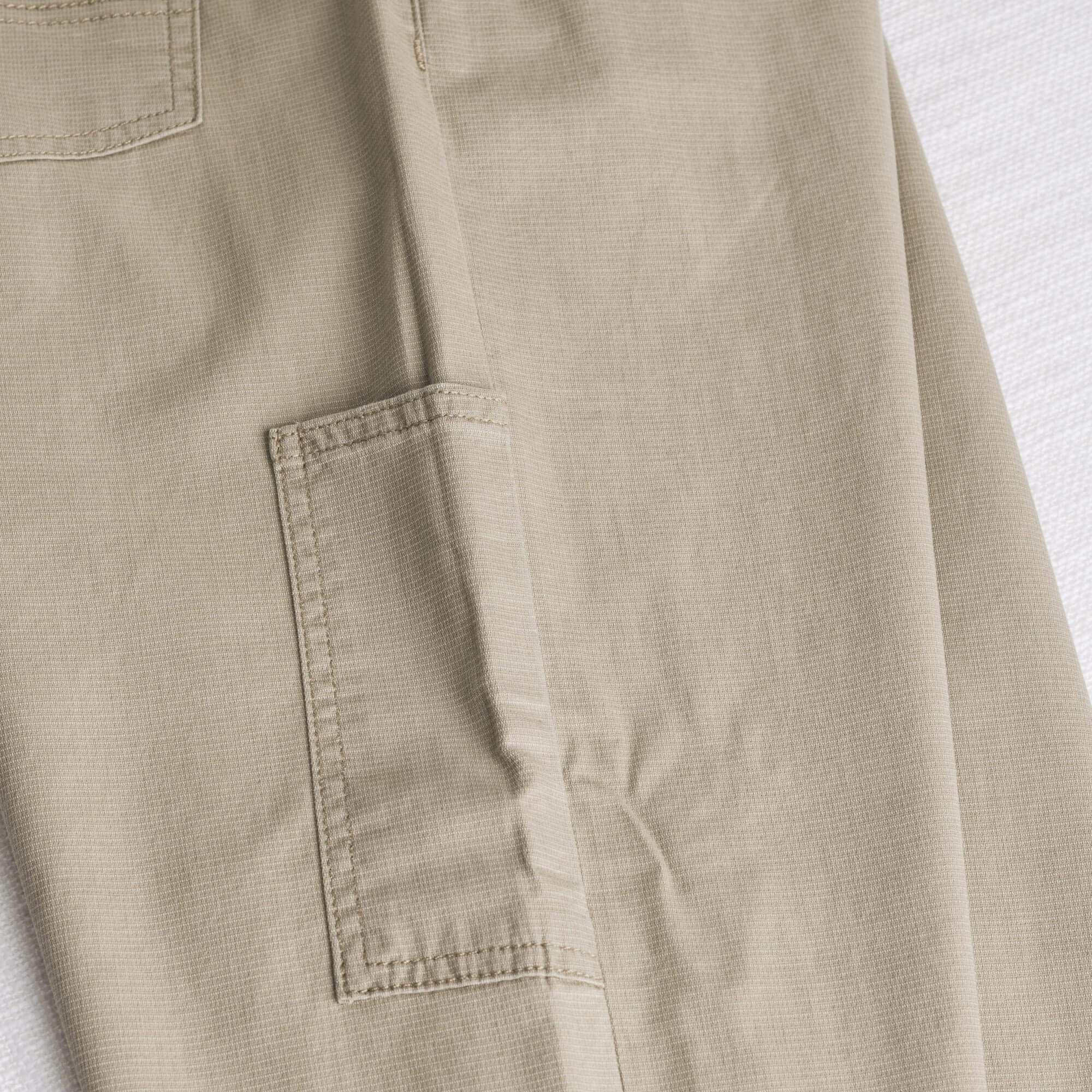 Pantalone Utility in cotone elasticizzato - Sand - Image 6