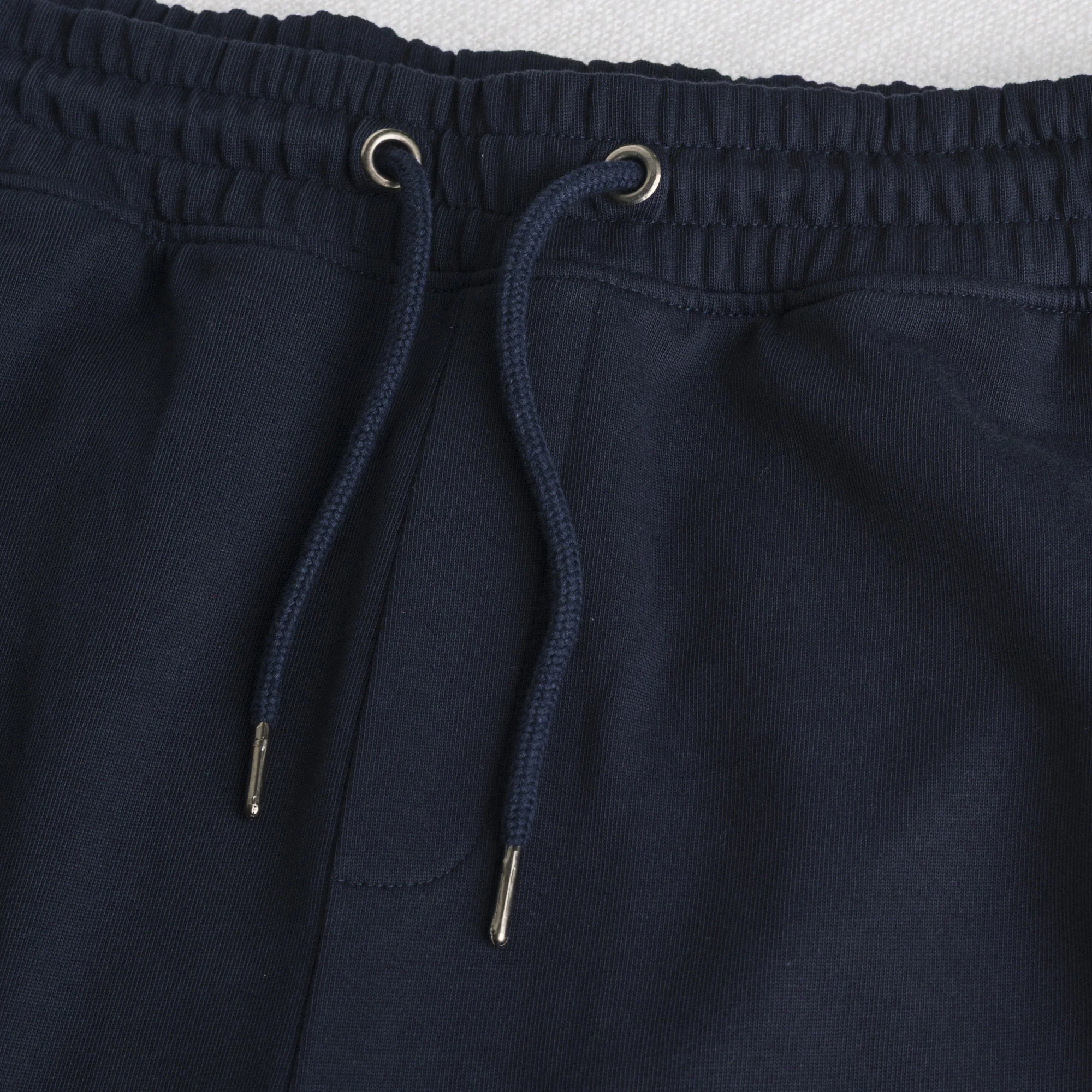 Pantaloni sportivi in felpa di cotone - Navy Blue - Image 3