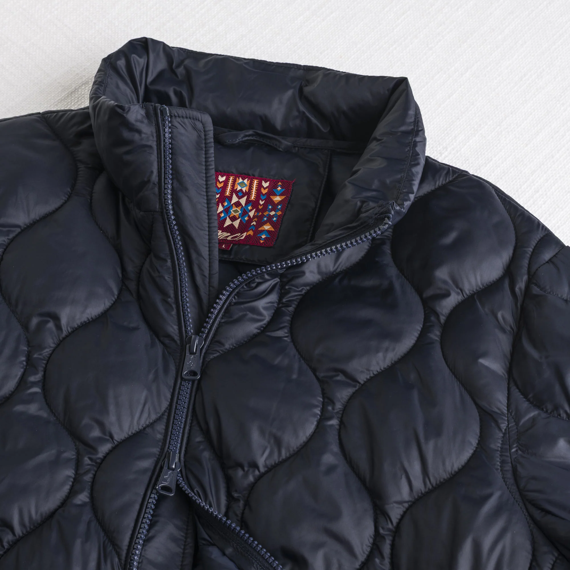 Piumino leggero trapuntato a cipolla - Navy Blue - Image 4