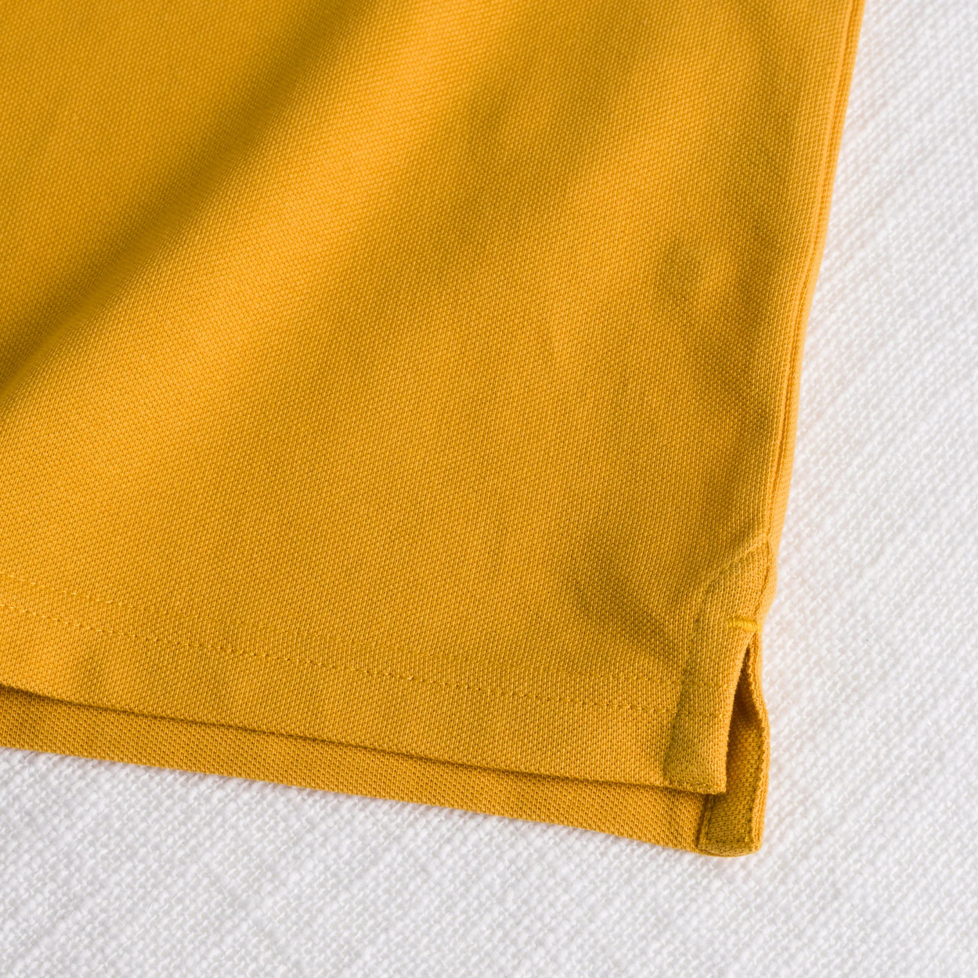 Polo 100% cotone piquet - Gold Yellow - Image 4