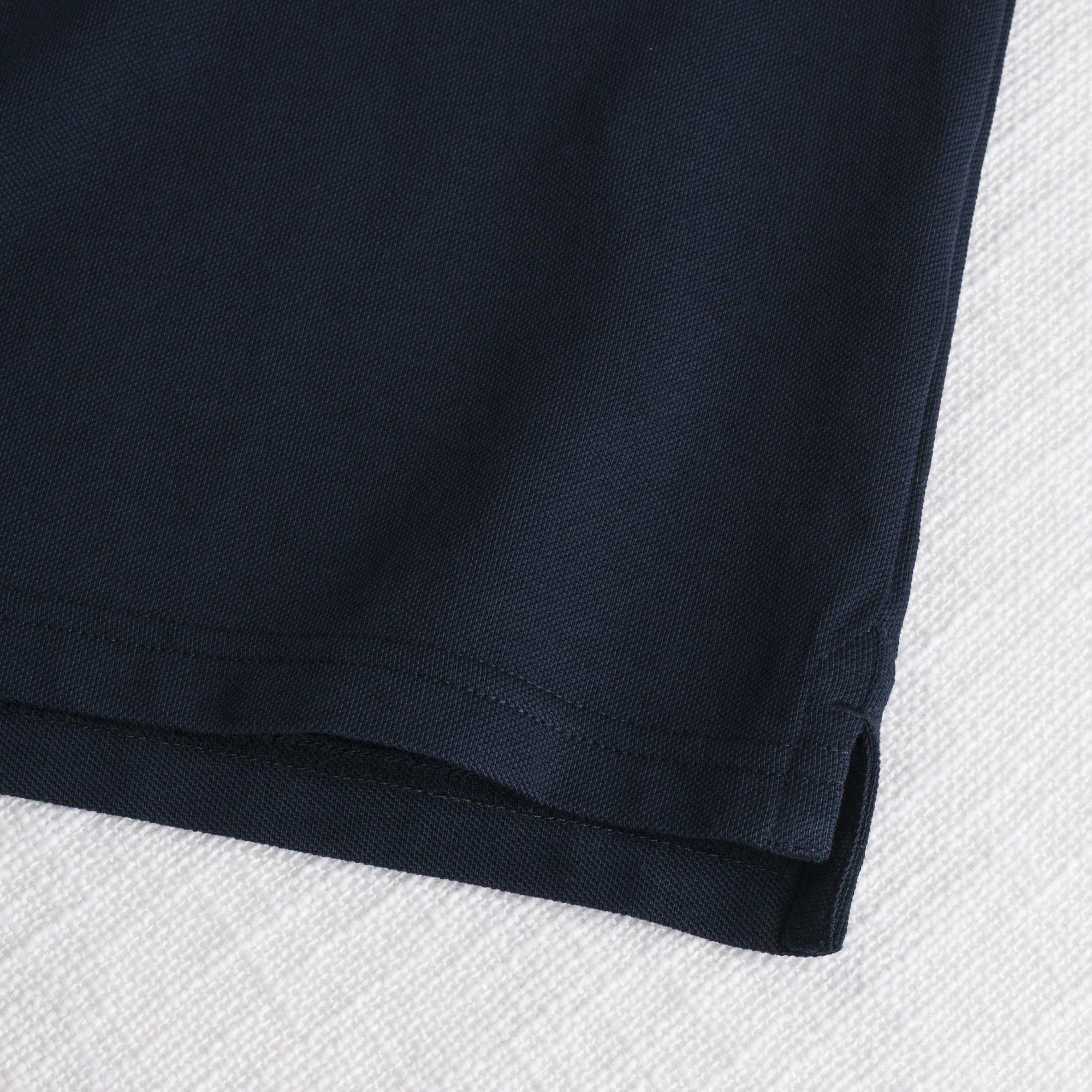 Polo 100% cotone piquet - Navy Blue - Image 4