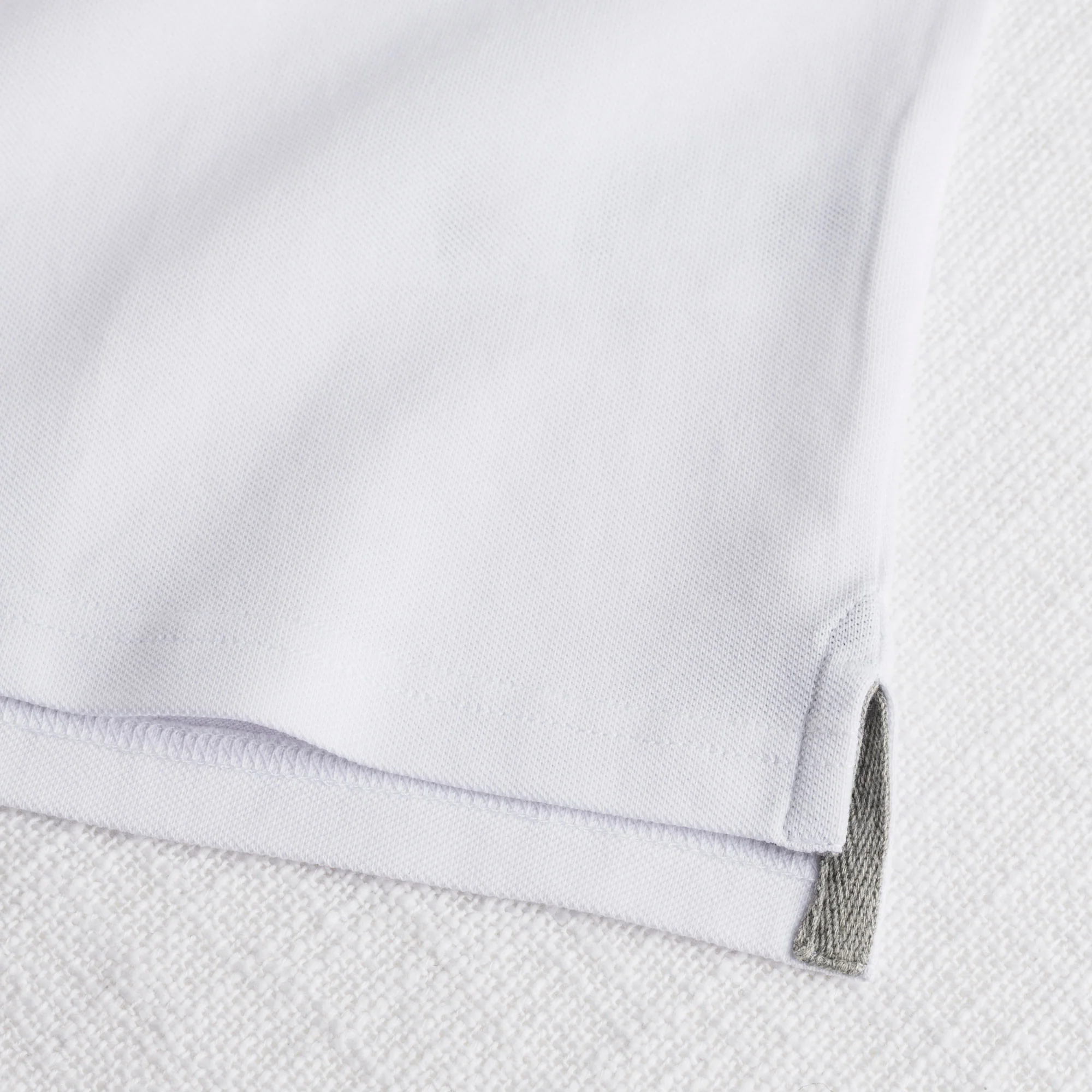 Polo cotone piquet stretch color block - White - Image 4