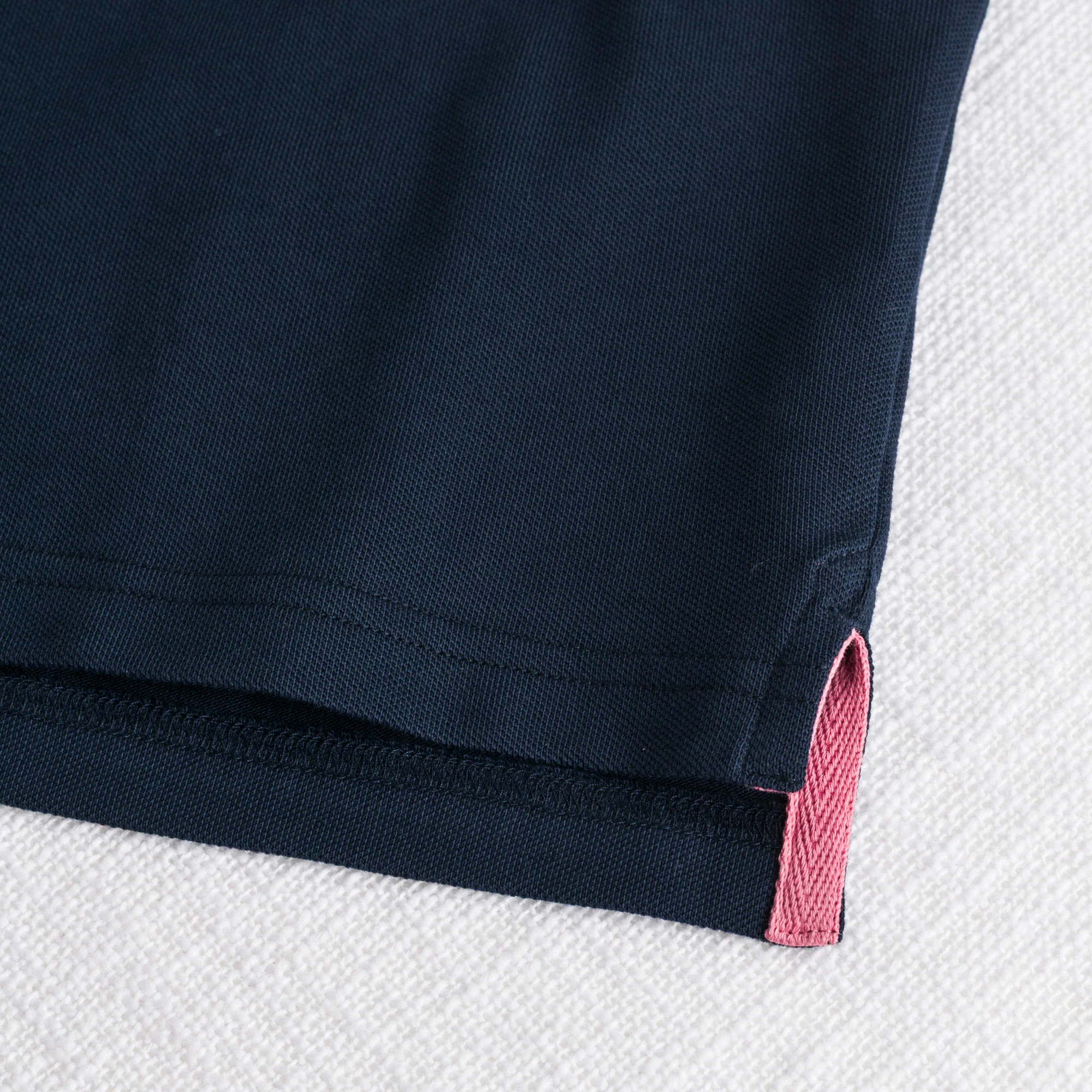 Polo cotone piquet stretch - Navy Blue - Image 4