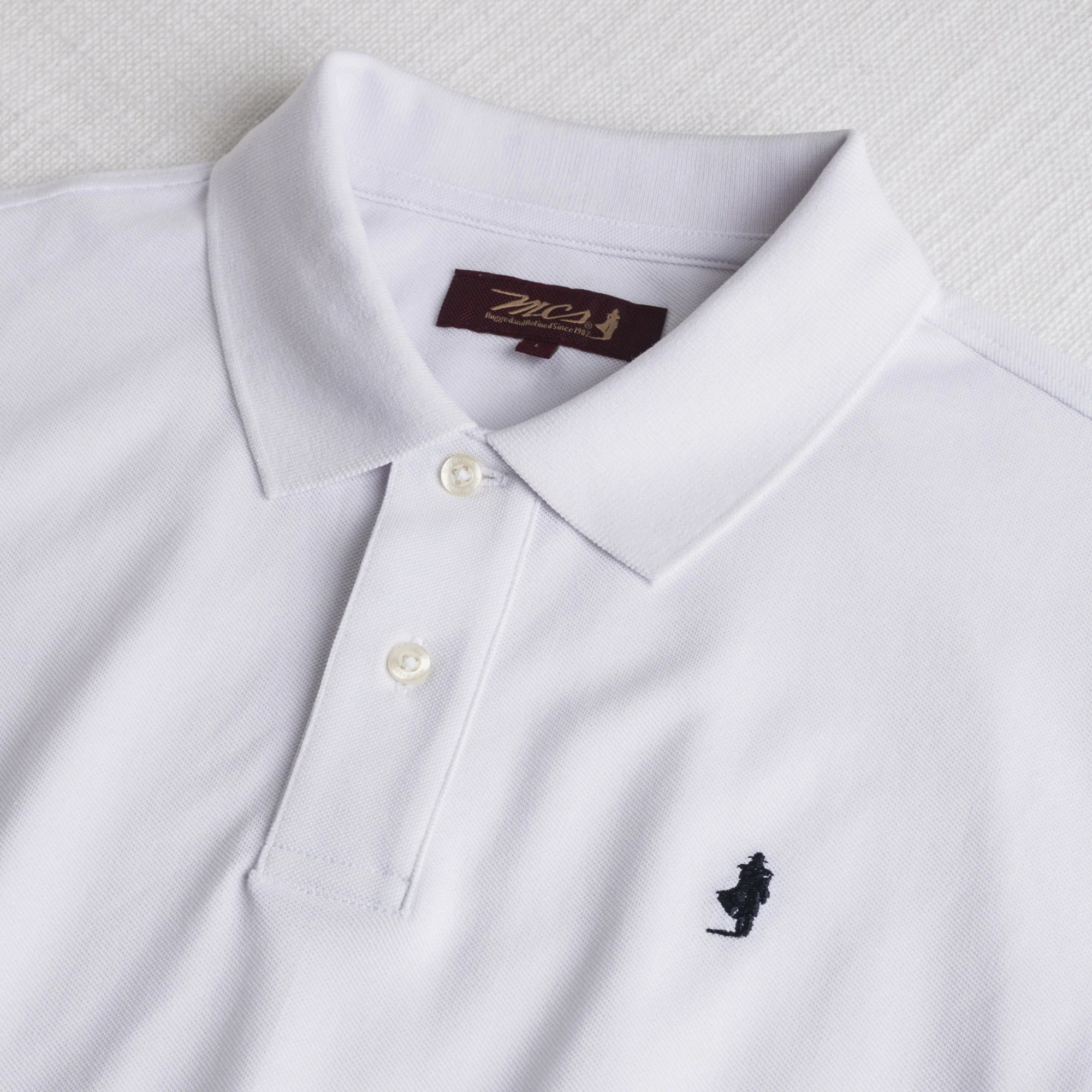 Polo 100% cotone piquet - White - Image 3