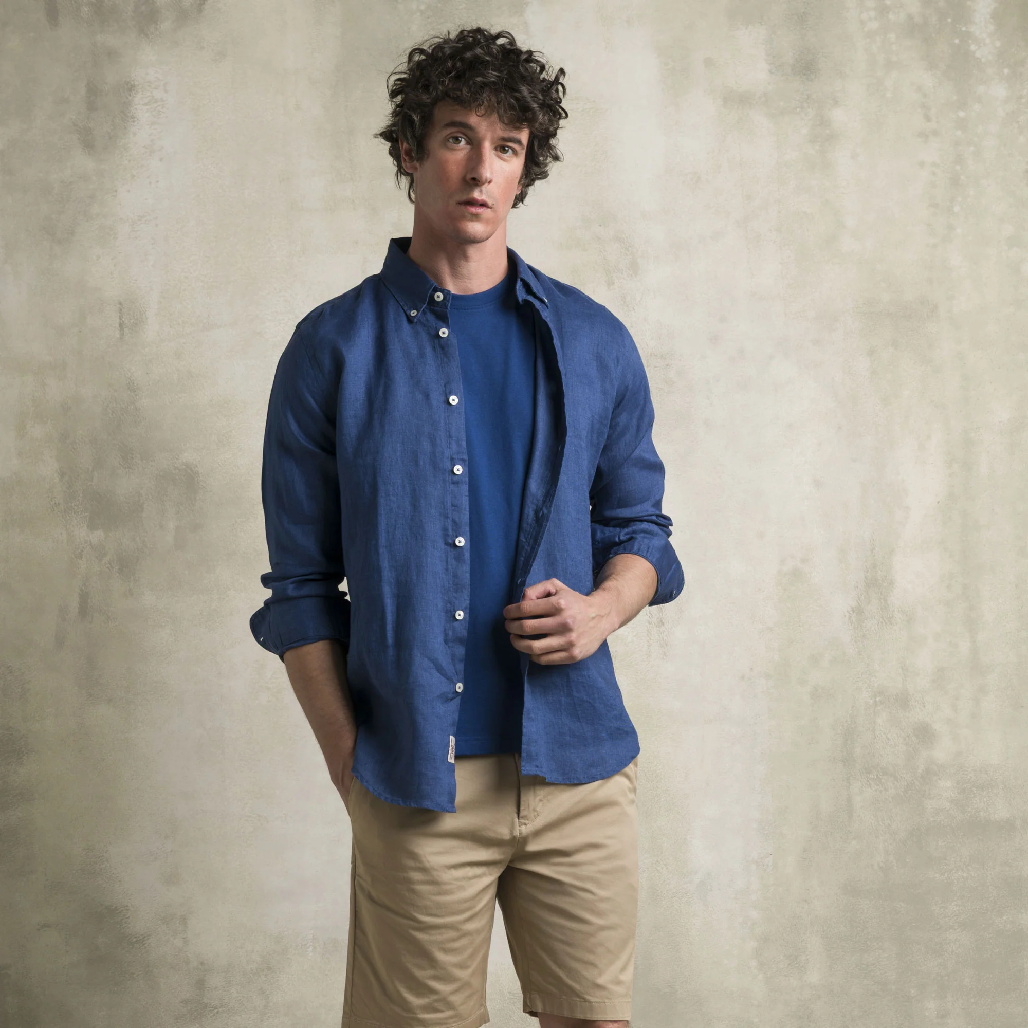 T-shirt monocromo - Deep Blue - Image 3